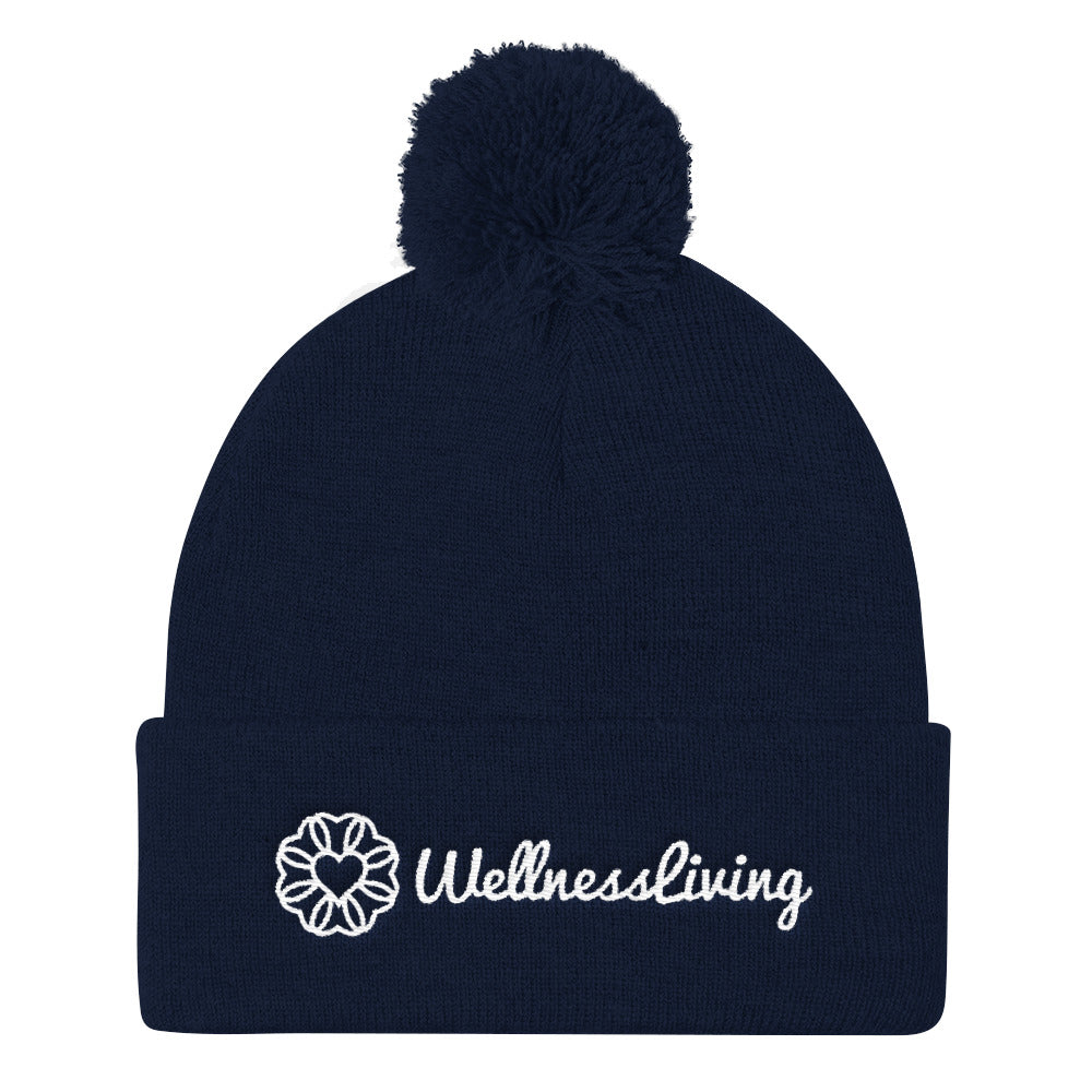 Pom Pom Knit Cap