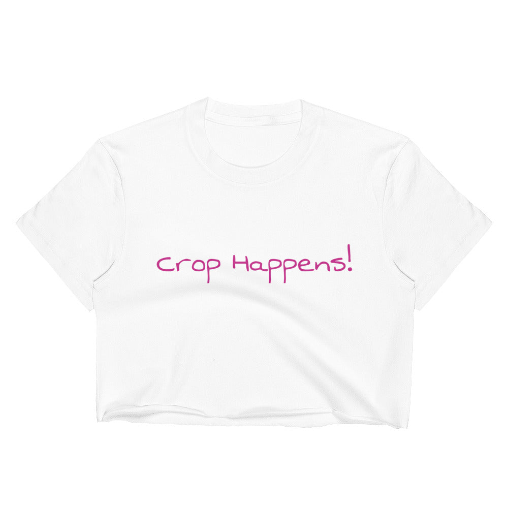 Crop Happens-Customizable-Women's Crop Top