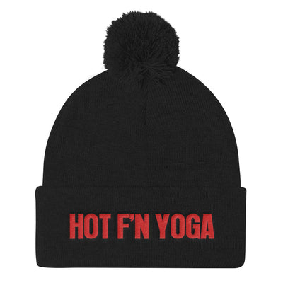 Hot F'n Yoga-Pom Pom Knit Cap