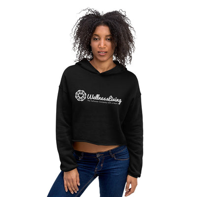 Wellness Living-Crop Hoodie