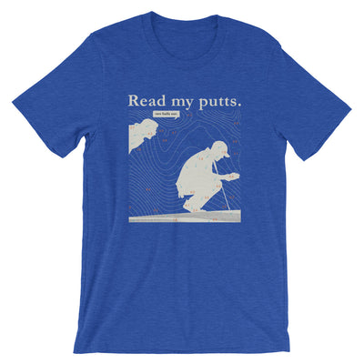 Read My Putts-Short-Sleeve Unisex T-Shirt