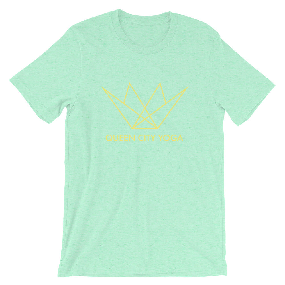 Queen City Yoga-Short - Sleeve Unisex T-Shirt