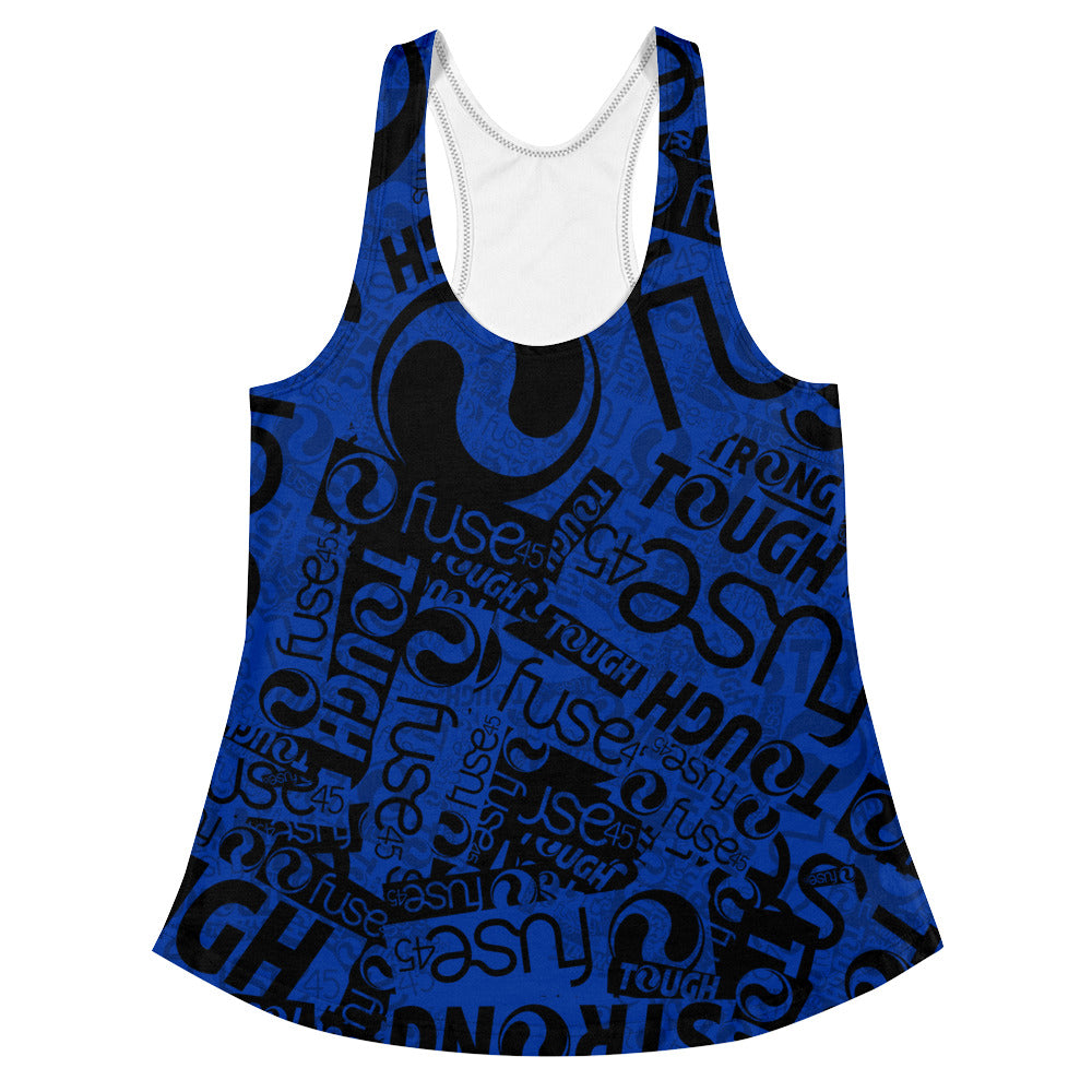 Fuse45-Allover Print Women's Racerback Tank