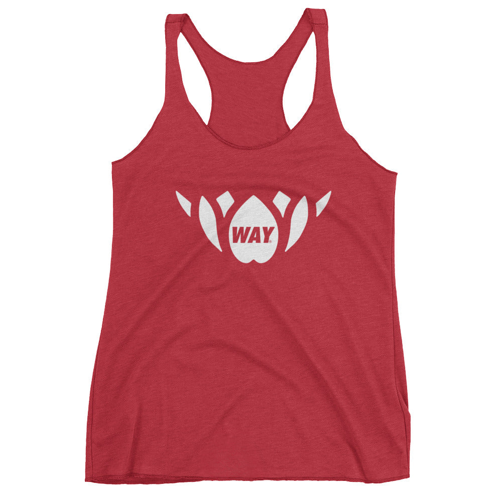 Classic WAYlotus Racerback Tank-White