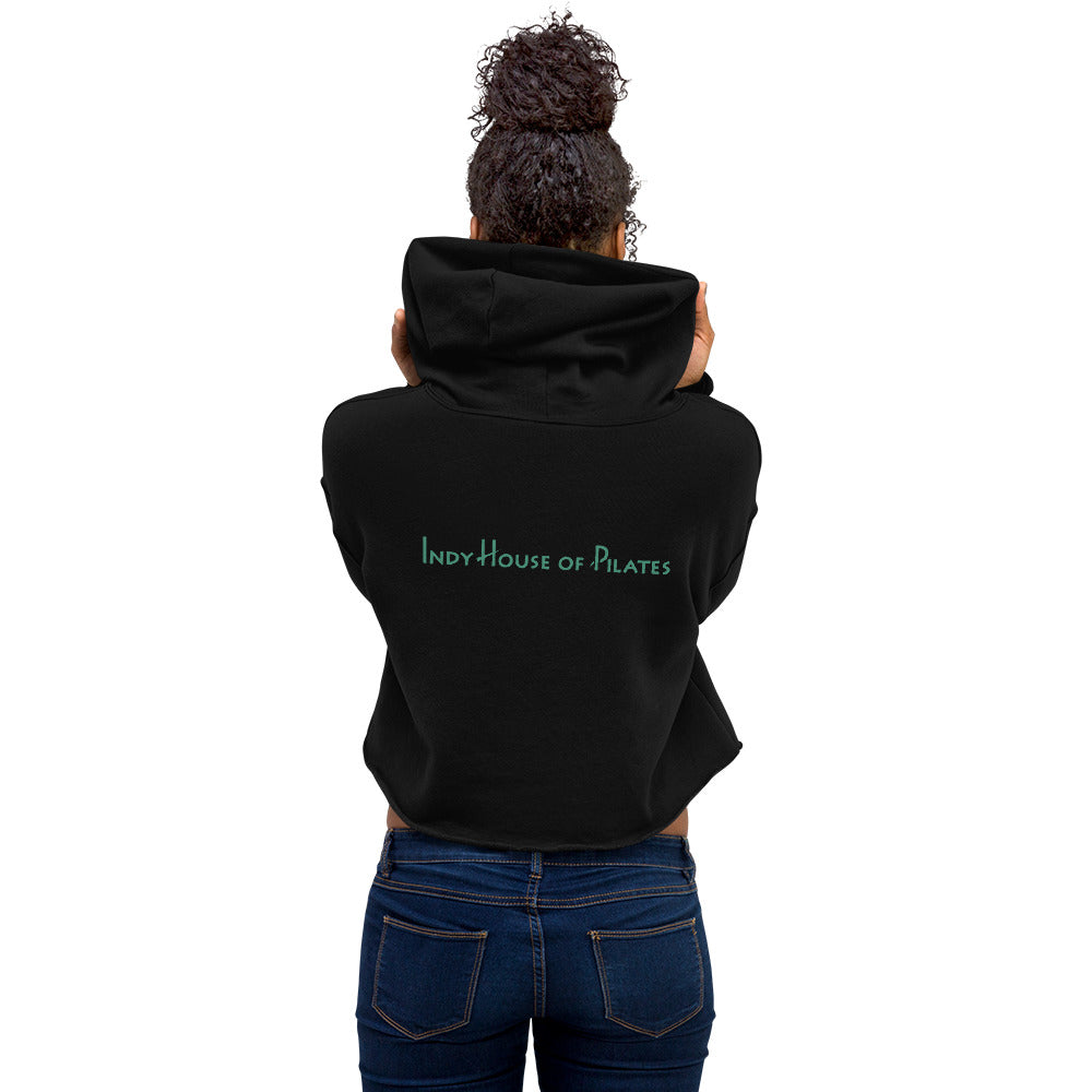 Indy House Of Pilates-Crop Hoodie