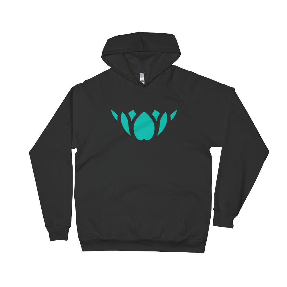 Teal Lotus Hoodie