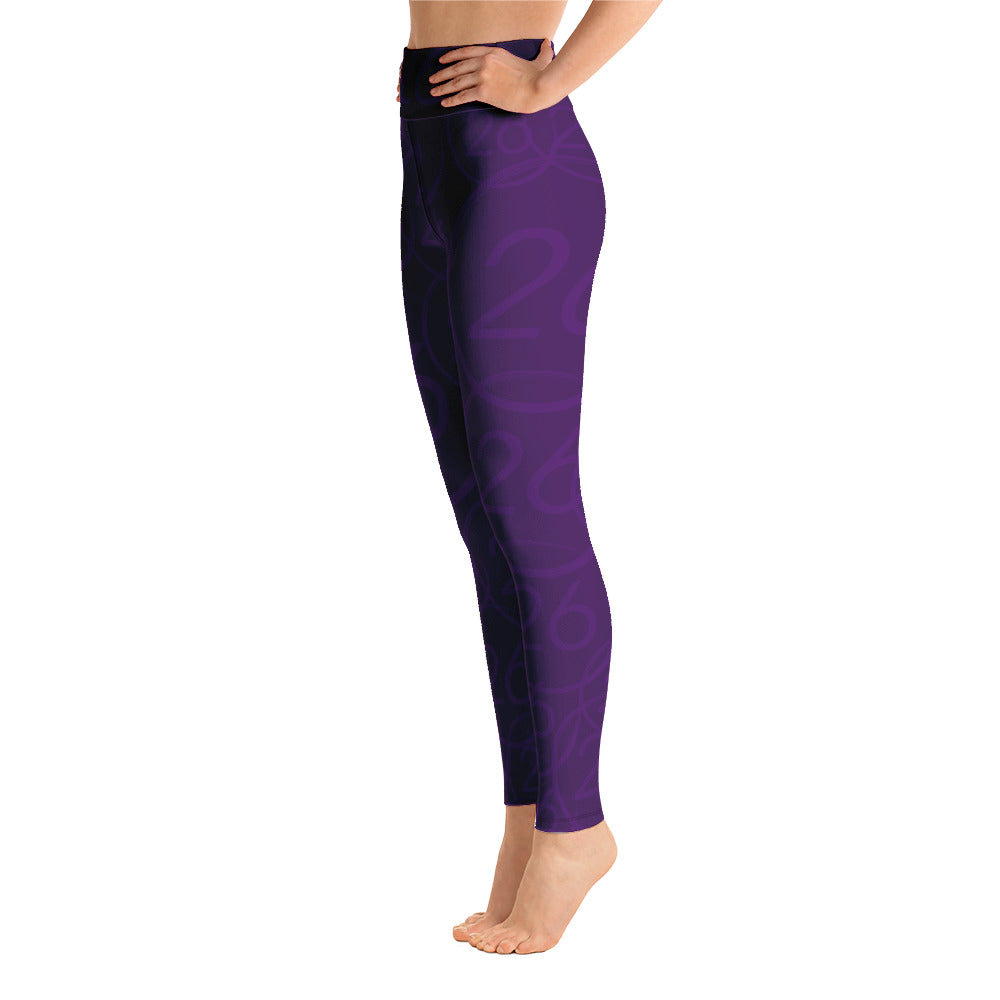 Turbo26-Leggings 26 Logo Grape