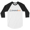 BrandBot-3/4 sleeve raglan shirt