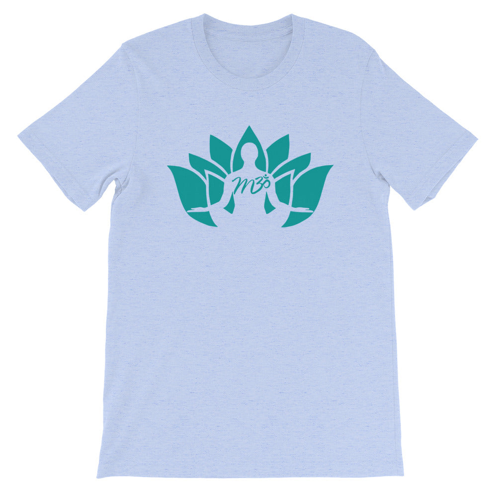 M3Yoga-Lotus-Short-Sleeve Unisex T-Shirt