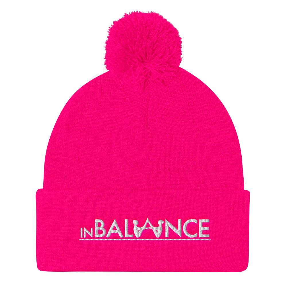inBalance-Pom Pom Knit Cap