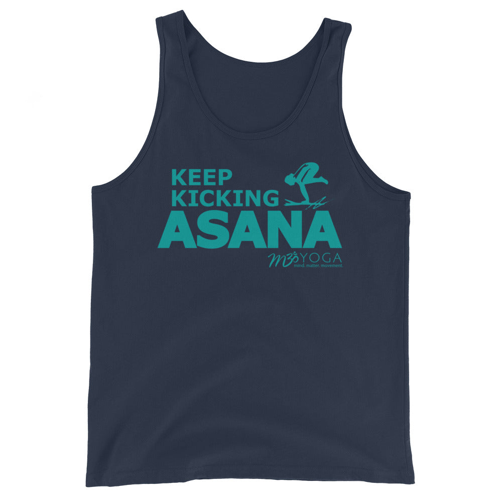 M3Yoga-Kicking Asana-Unisex  Tank Top