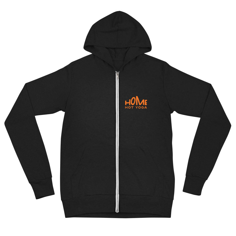 Home Hot Yoga-Unisex zip hoodie