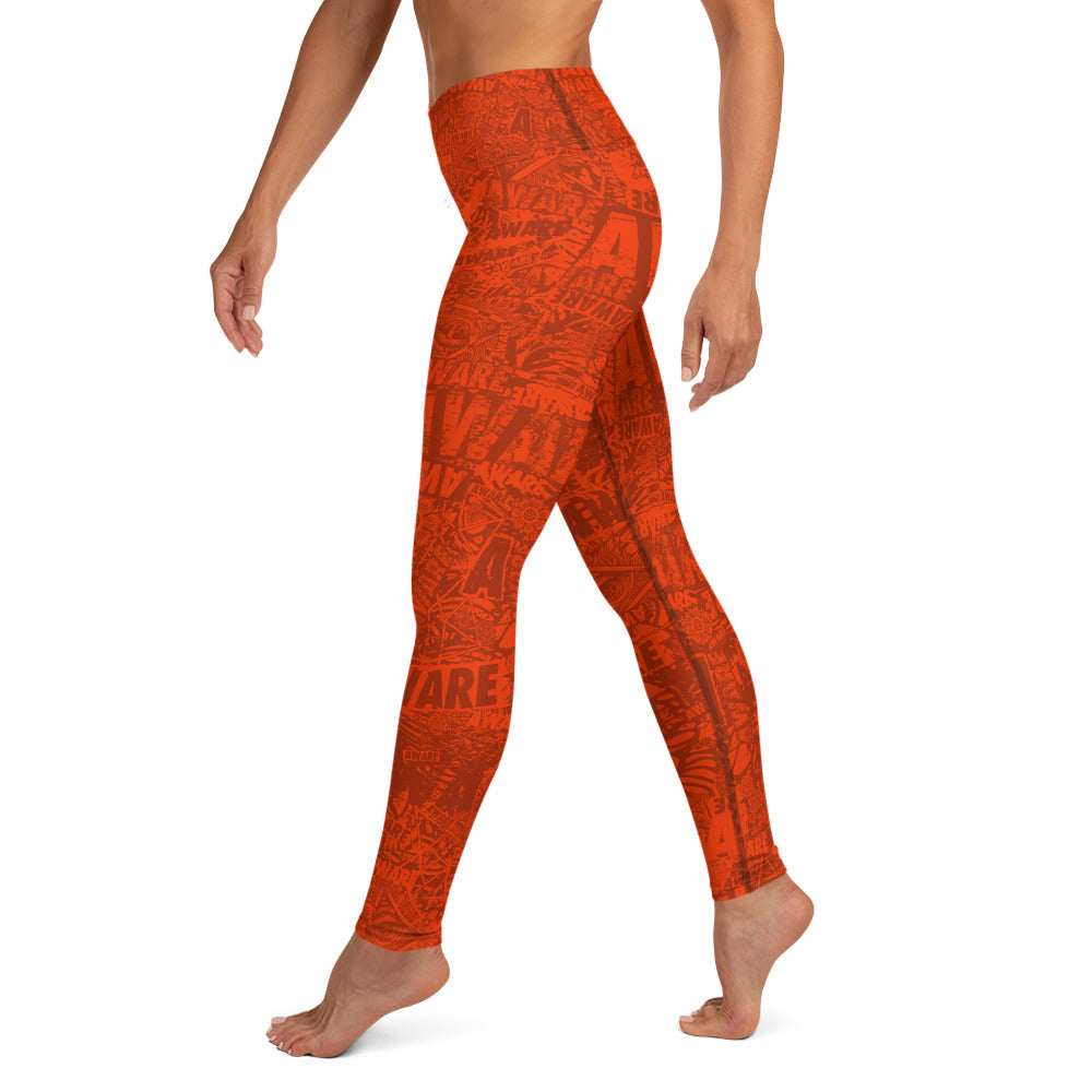 AWARE Red Leggings