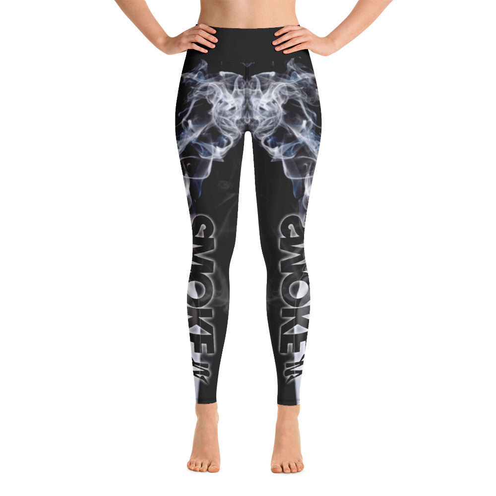 Smoke & Mirrors Fitness-Black&White Leggings