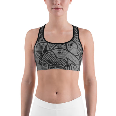 Way decay Sports bra Blk1