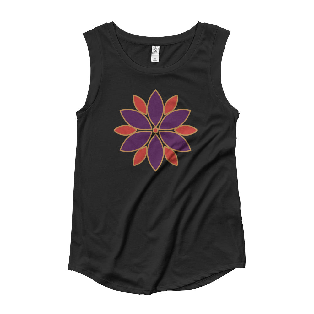 Hot Yoga Pasadena-Ladies’ Cap Sleeve T-Shirt