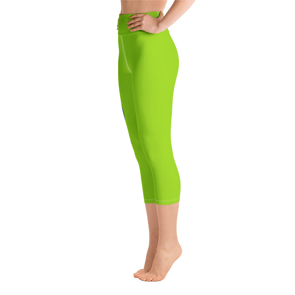 Fuse45-Green Capri Leggings