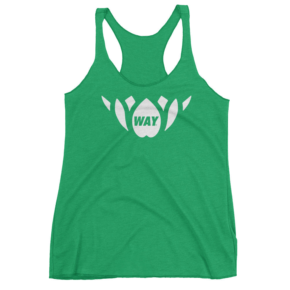 Green + White Lotus Team Tank