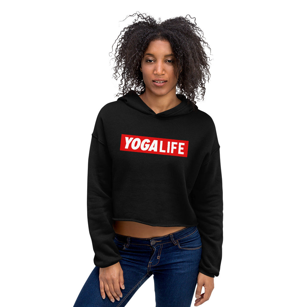 Yoga Life Crop Hoodie