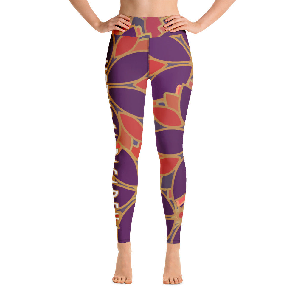 Hot Yoga Pasadena-Flower Leggins Big