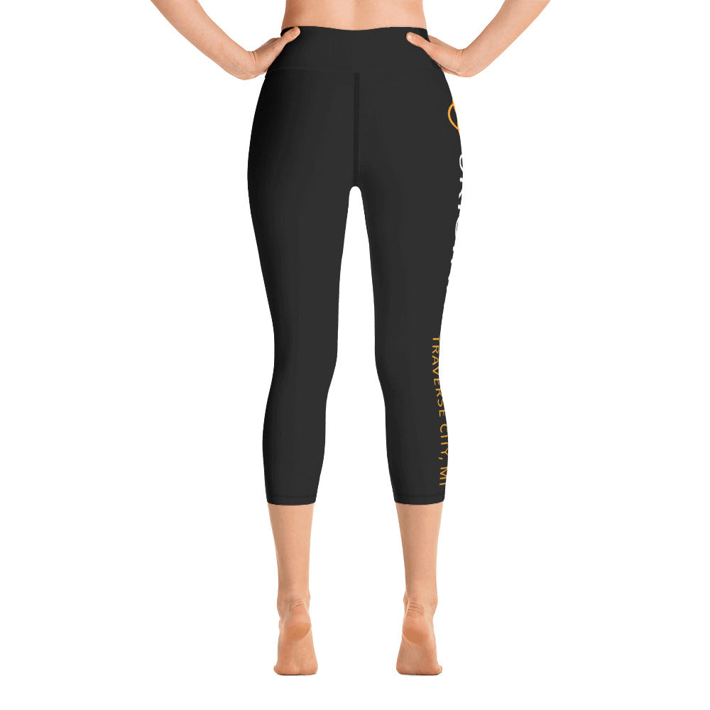 Original Hot Yoga Traverse City-DTL Logo Capri Leggings