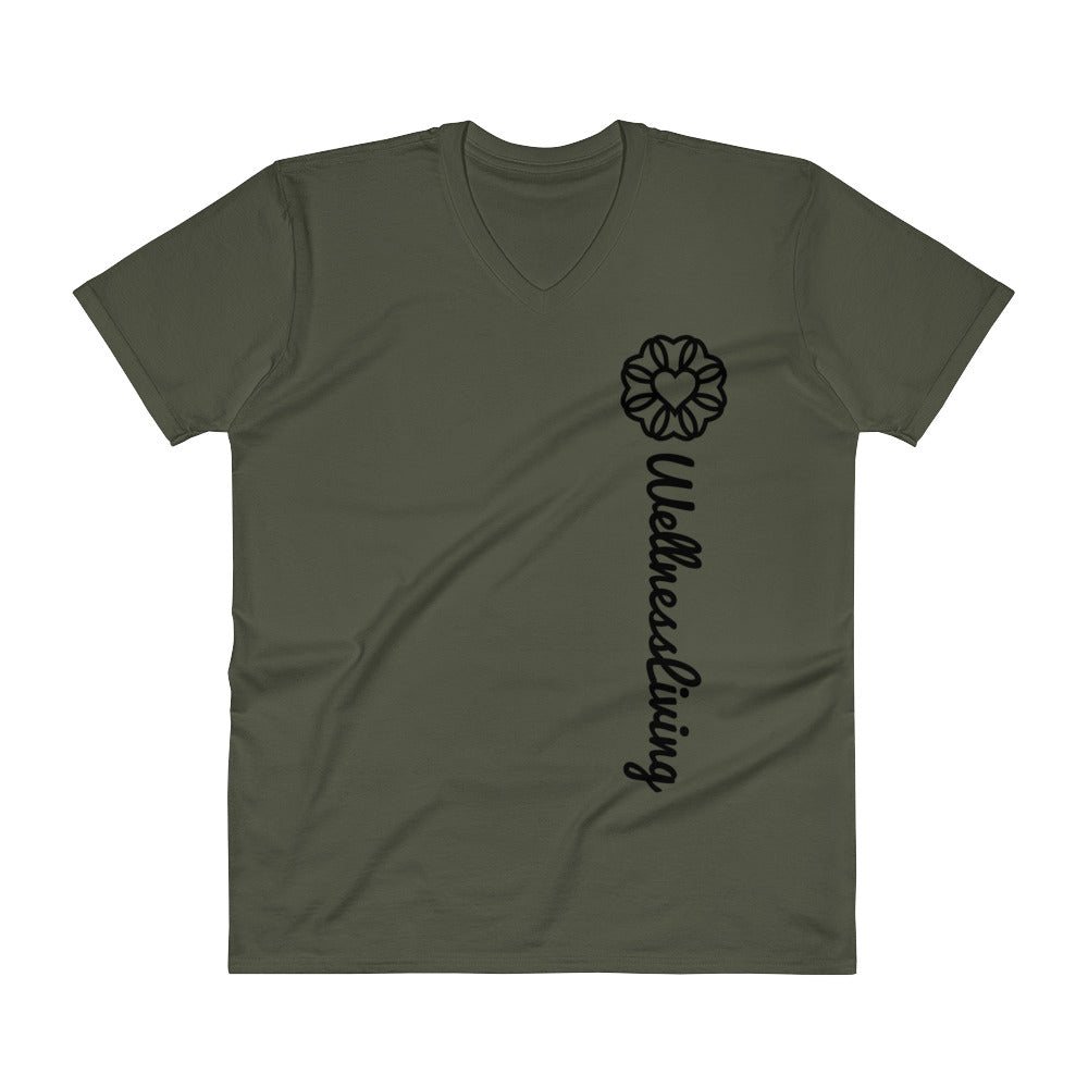 Wellness Living-V-Neck T-Shirt
