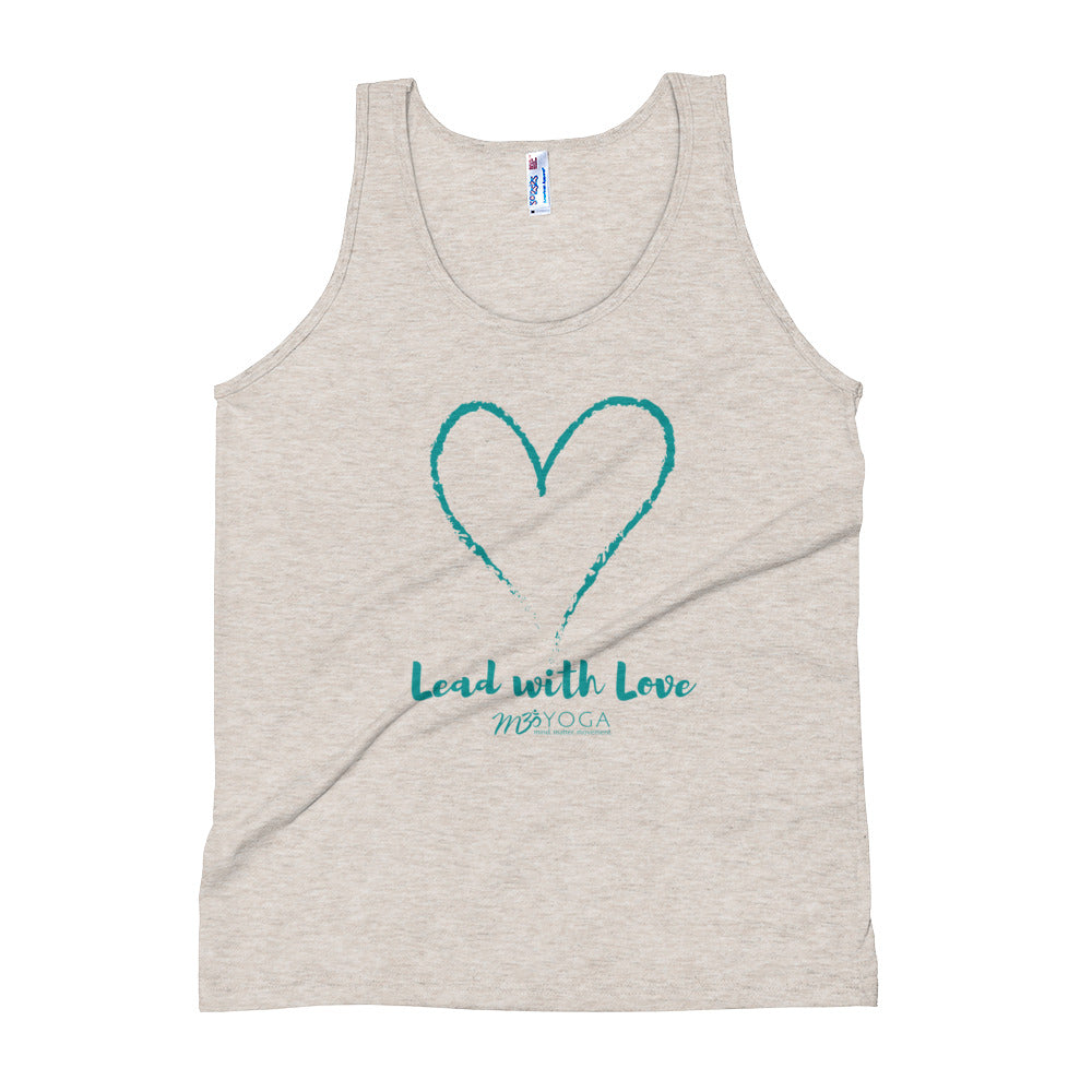 M3Yoga-Lead With Love Unisex Tank Top
