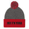 Hot f'n Yoga-Pom Pom Knit Cap