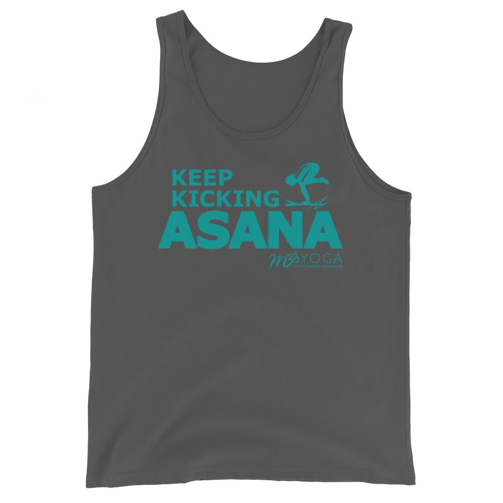 M3Yoga-Kicking Asana-Unisex  Tank Top