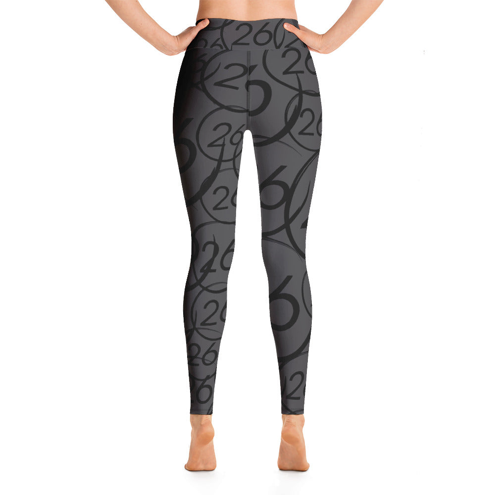 Turbo26-Leggings 26 Logo Gray
