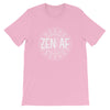 M3Yoga-Zen AF Back Logo-Short-Sleeve Unisex T-Shirt