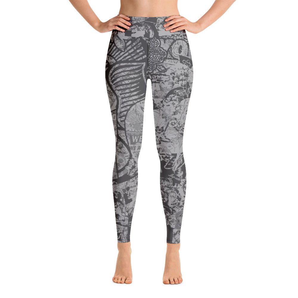 WAYdecay ltGRY1 Yoga Leggings