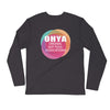 OHYA-Long Sleeve Fitted Crew