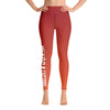 The Hot Yoga Factory-Side Logo Red Leggings