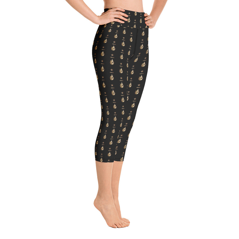True Yoga Vermont-S&R Gold Capri