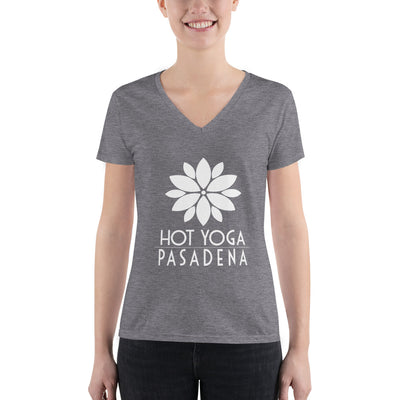 Hot Yoga Pasadena-Women's Fashion Deep V-neck Tee