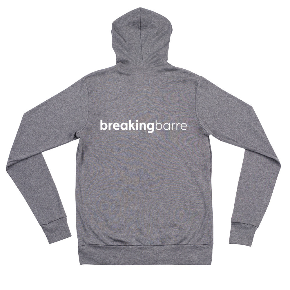 Breaking Barre-Lightweight Zip Hoodie