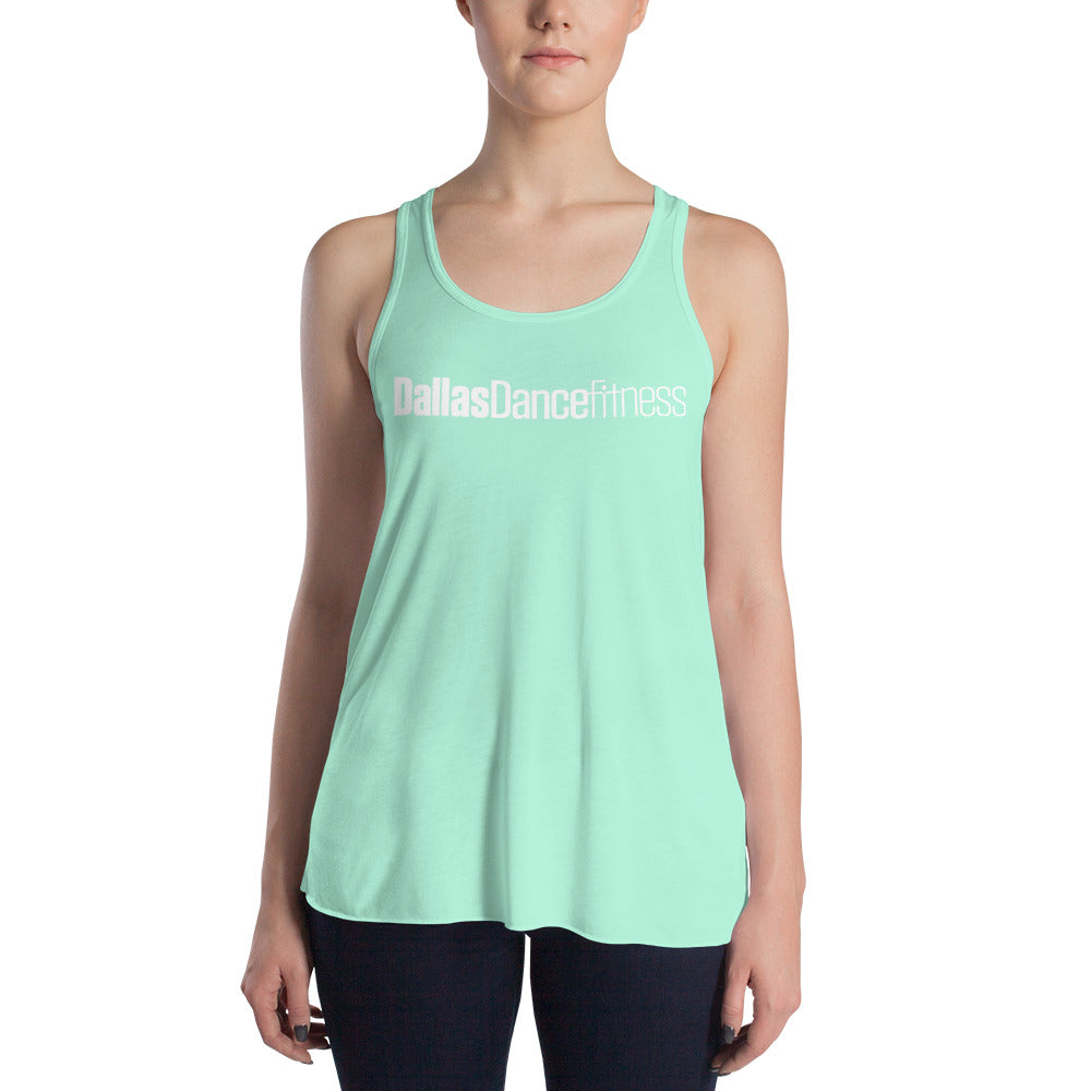 Dallas Dance Fitness Women's Flowy Racerback Tank