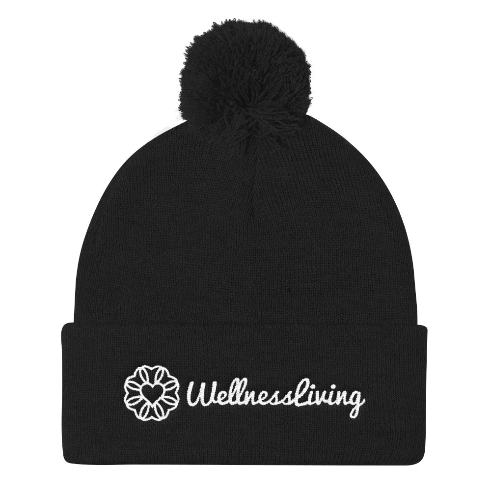 Pom Pom Knit Cap