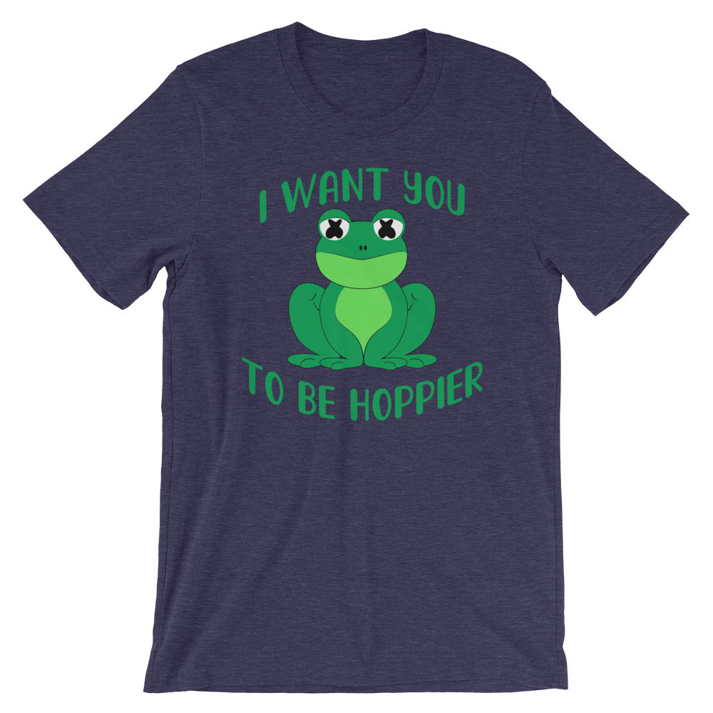 HOPPIER-Short-Sleeve Unisex T-Shirt