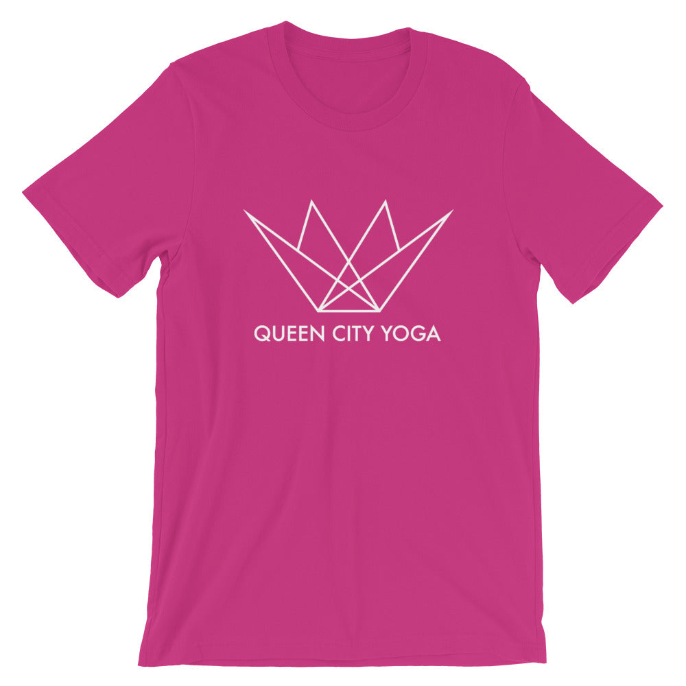 Queen City Yoga-Short - Sleeve Unisex T-Shirt