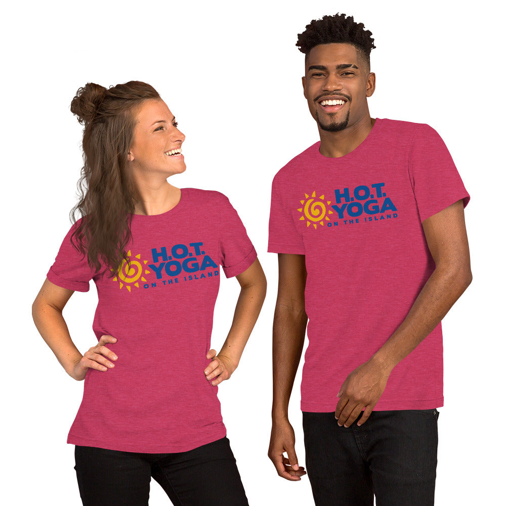Hot Yoga On The Island-Unisex T-Shirt