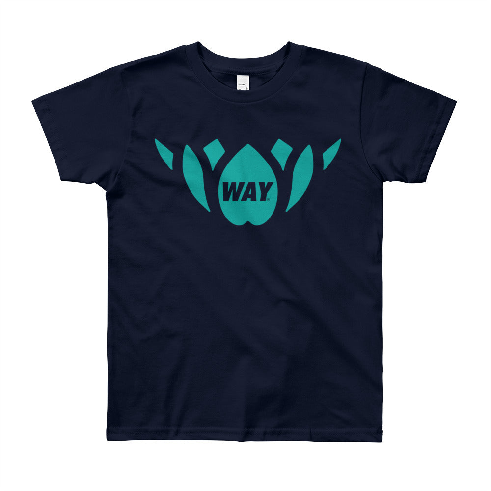 Teal WAY Lotus Kids' Tee