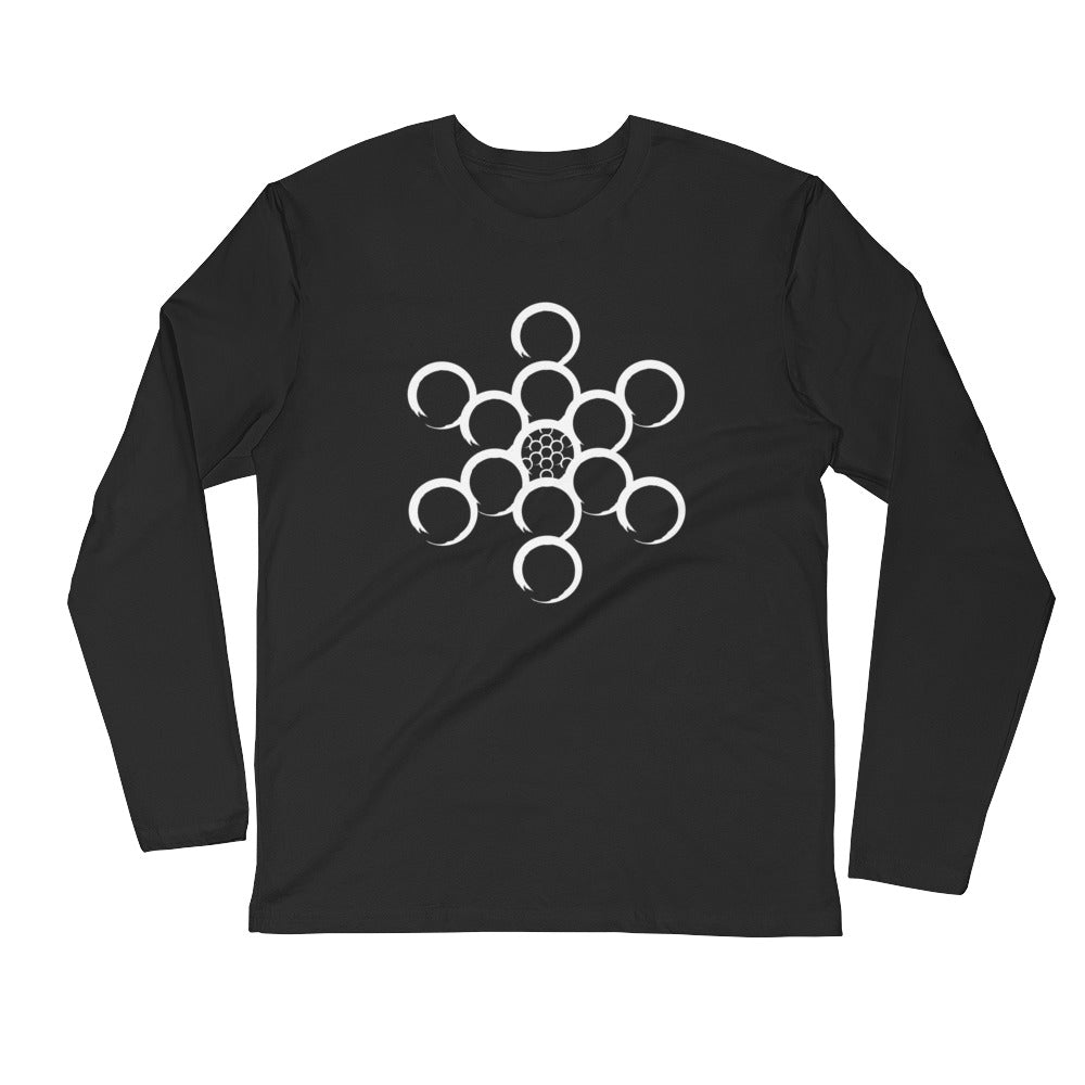 Yoga Golf Coach-Long Sleeve Fitted Crew