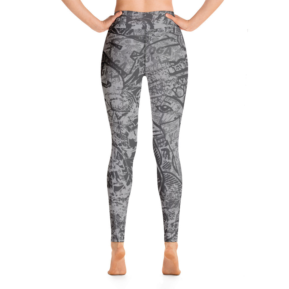 WAYdecay ltGRY1 Yoga Leggings