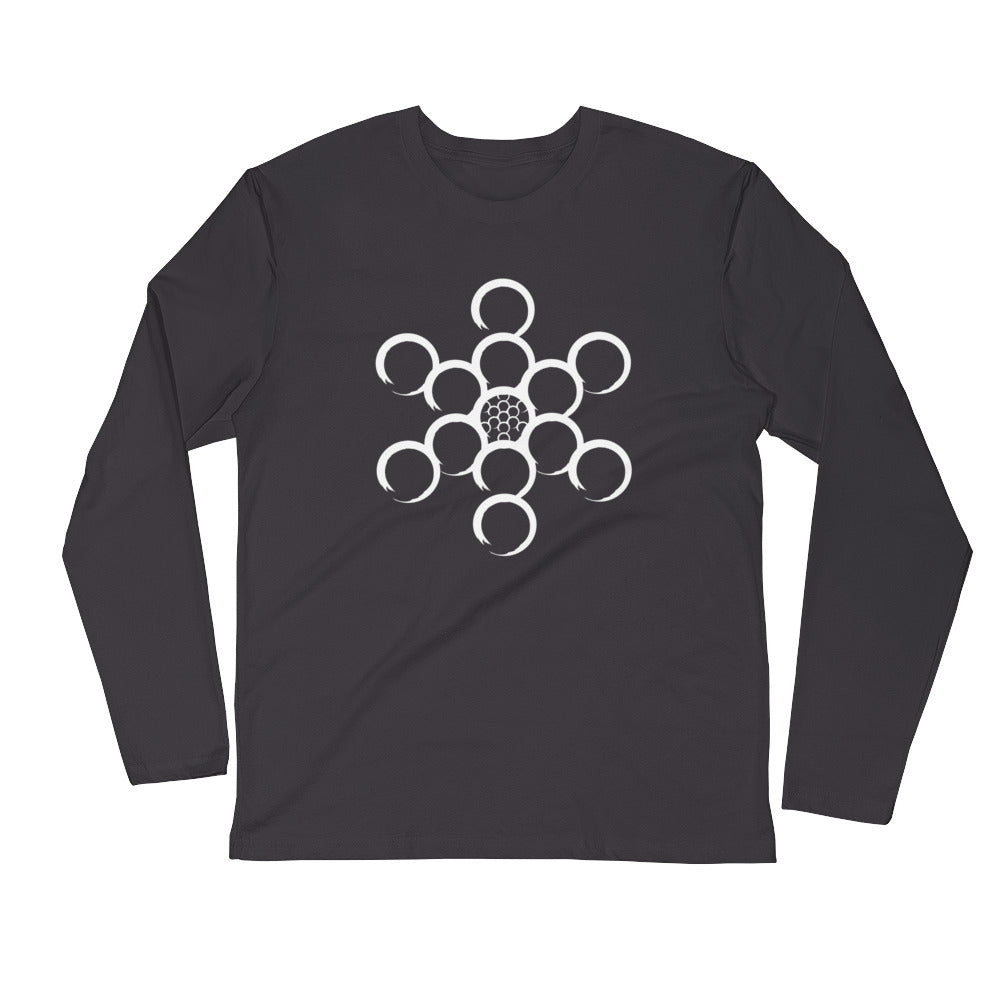 Yoga Golf Coach-Long Sleeve Fitted Crew