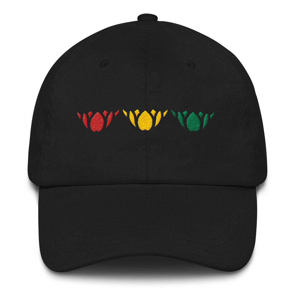 Red Gold & Green Big-Club hat