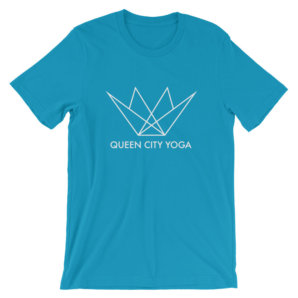 Queen City Yoga-Short - Sleeve Unisex T-Shirt