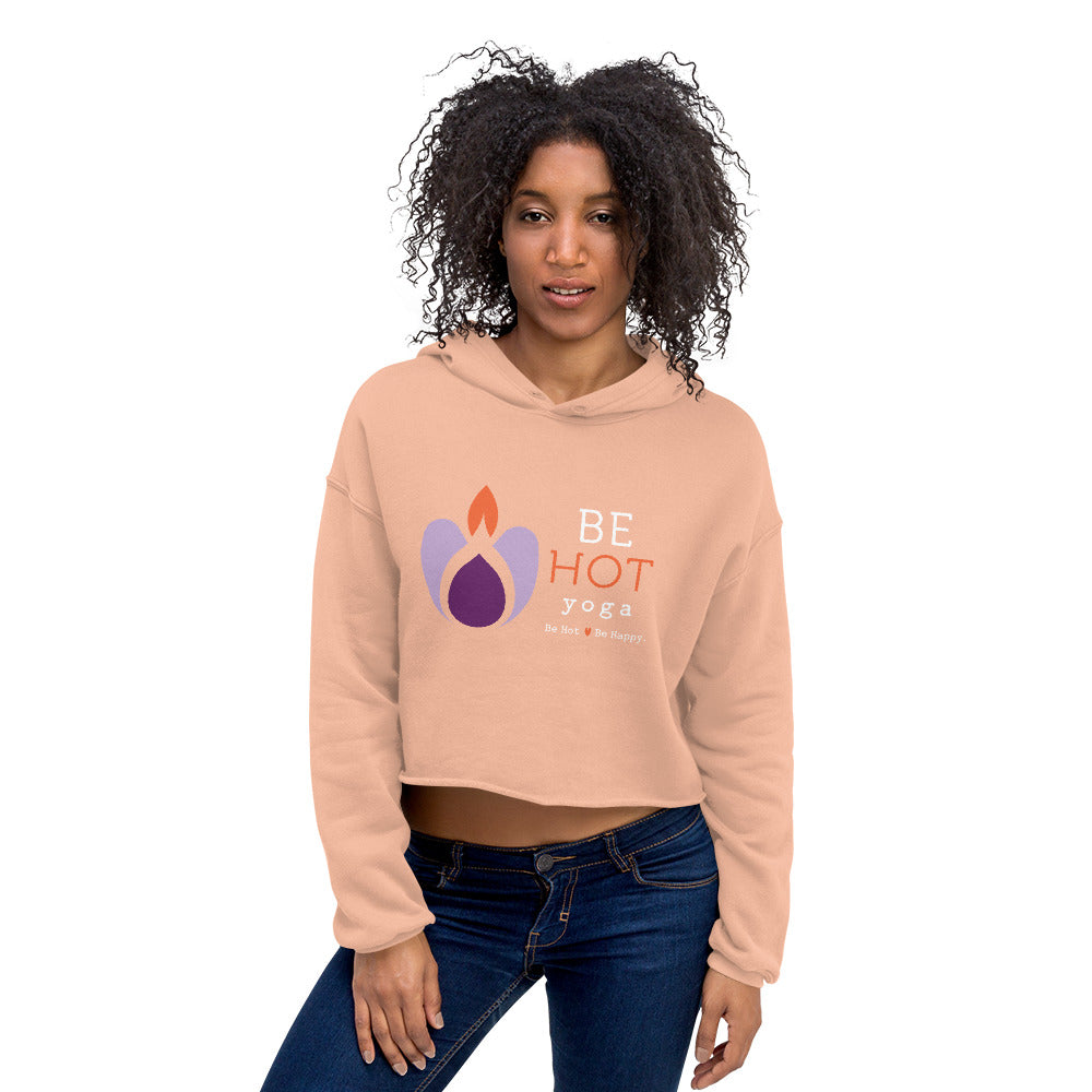 Be Hot Yoga Atlanta-Crop Hoodie