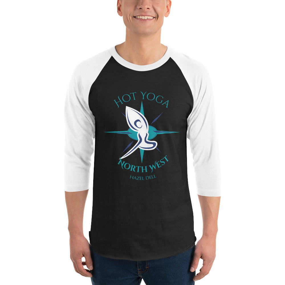 Hot Yoga North West -  Unisex 3/4 Sleeve Raglan Shirt